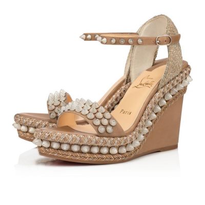 Alpargatas Lata Christian Louboutin Mujer - Kaki - 3210463BK01
